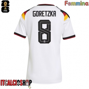 Germania Leon Goretzka #8 Prima Maglia Femmina Mondiali 2026 Manica Corta